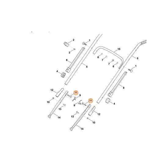 Stihl  Śruba M8x50 0000 703 3700